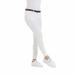 Pantalons D'Équitation*Equithème - Pantalon d'équitation femme Kendal Blanc