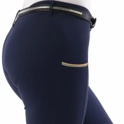 Pantalons D'Équitation*Equithème - Pantalon d'équitation femme Lainbow Marine