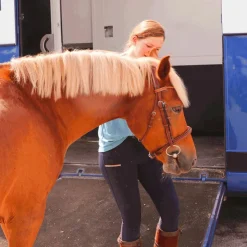 Pantalons D'Équitation*Equithème - Pantalon d'équitation femme Lainbow Marine