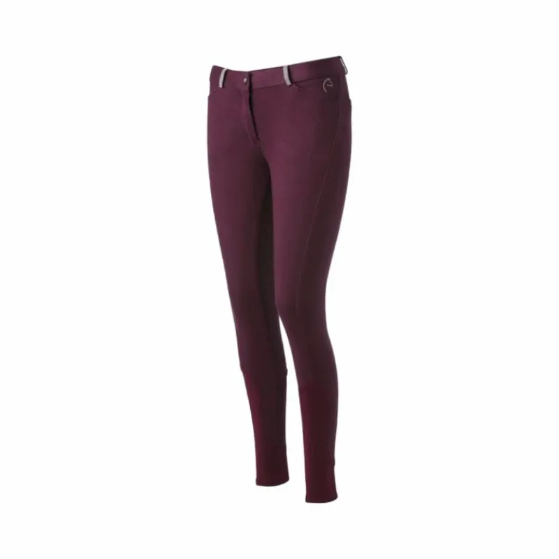 Pantalons D'Équitation|Dressage*Equithème - Pantalon d'équitation femme Glam Prune