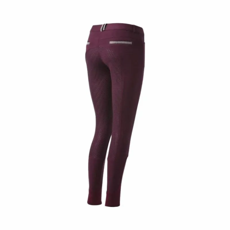 Pantalons D'Équitation|Dressage*Equithème - Pantalon d'équitation femme Glam Prune