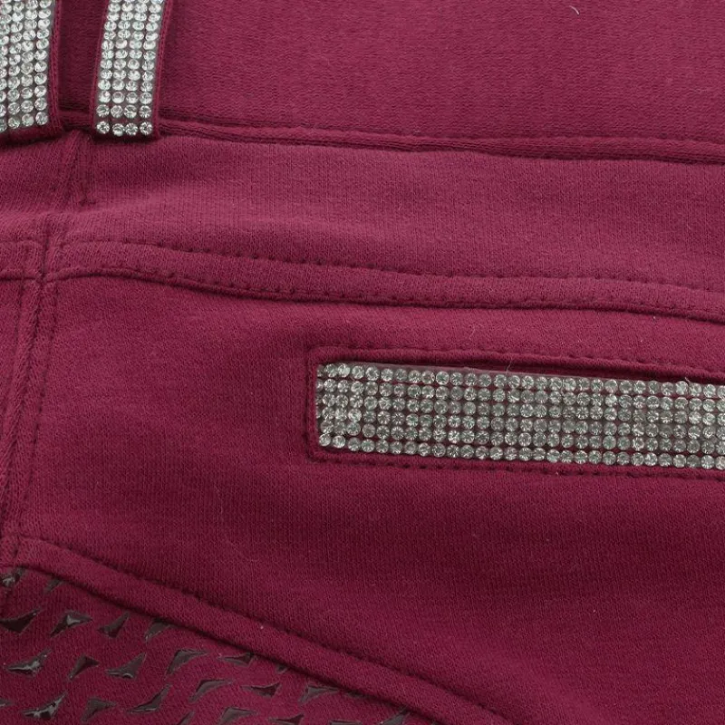 Pantalons D'Équitation|Dressage*Equithème - Pantalon d'équitation femme Glam Prune