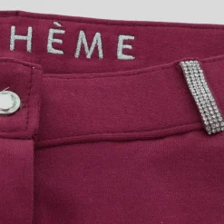Pantalons D'Équitation|Dressage*Equithème - Pantalon d'équitation femme Glam Prune