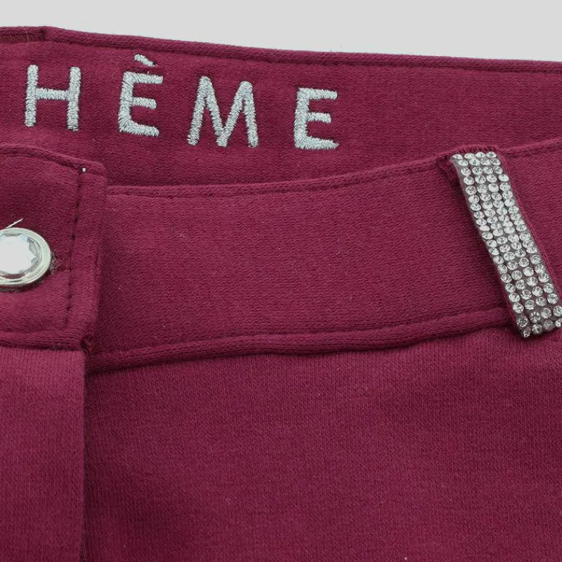 Pantalons D'Équitation|Dressage*Equithème - Pantalon d'équitation femme Glam Prune