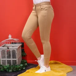 Pantalons D'Équitation*Equithème - Pantalon d'équitation femme Pro taupe Beige