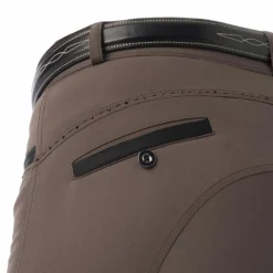 Pantalons D'Équitation*Equithème - Pantalon d'équitation fille Safir brun/ noir Marron