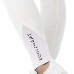 Pantalons D'Équitation*Equithème - Pantalon d'équitation fille Safir / bleu Blanc