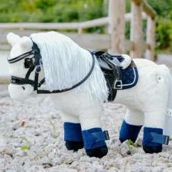 Peluches*Equithème - Peluche mini poney Filou Blanc