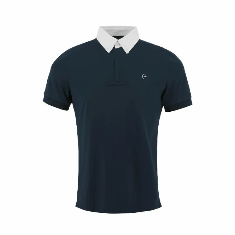 Polos Et Chemises|Polos Et Chemises*Equithème - Polo de concours à manches courtes homme Wellington Marine