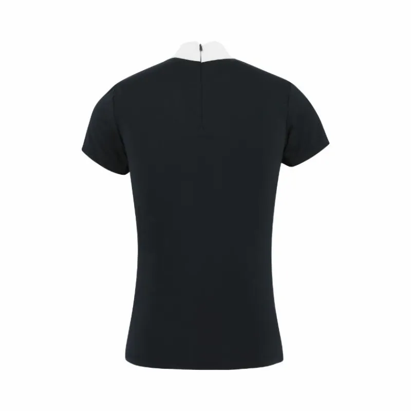 Polos Et Chemises*Equithème - Polo de concours manches courtes femme Dorla Marine