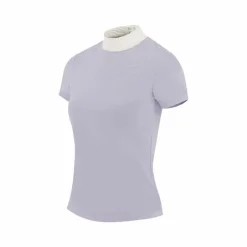 Polos Et Chemises*Equithème - Polo de concours manches courtes enfant London Violet