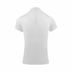 Polos Et Chemises*Equithème - Polo de concours manches courtes femme Dorla Blanc