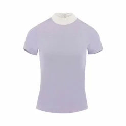 Polos Et Chemises*Equithème - Polo manches courtes femme London Violet