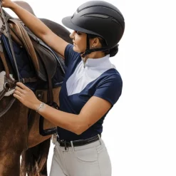 Polos Et Chemises*Equithème - Polo manches courtes femme Tokyo Marine