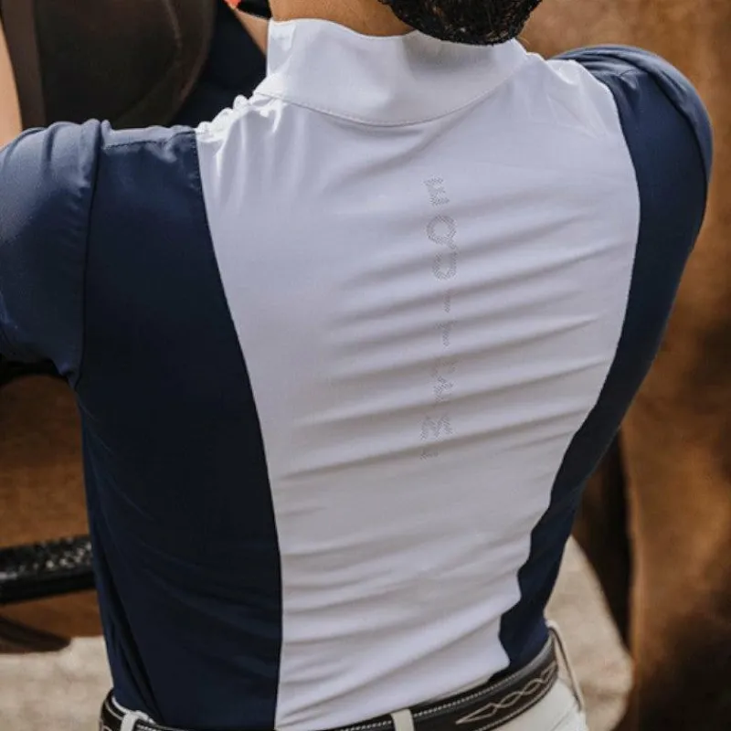 Polos Et Chemises*Equithème - Polo manches courtes femme Tokyo Marine