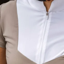 Best - Polo manches courtes femme Tokyo taupe Polos Et Chemises