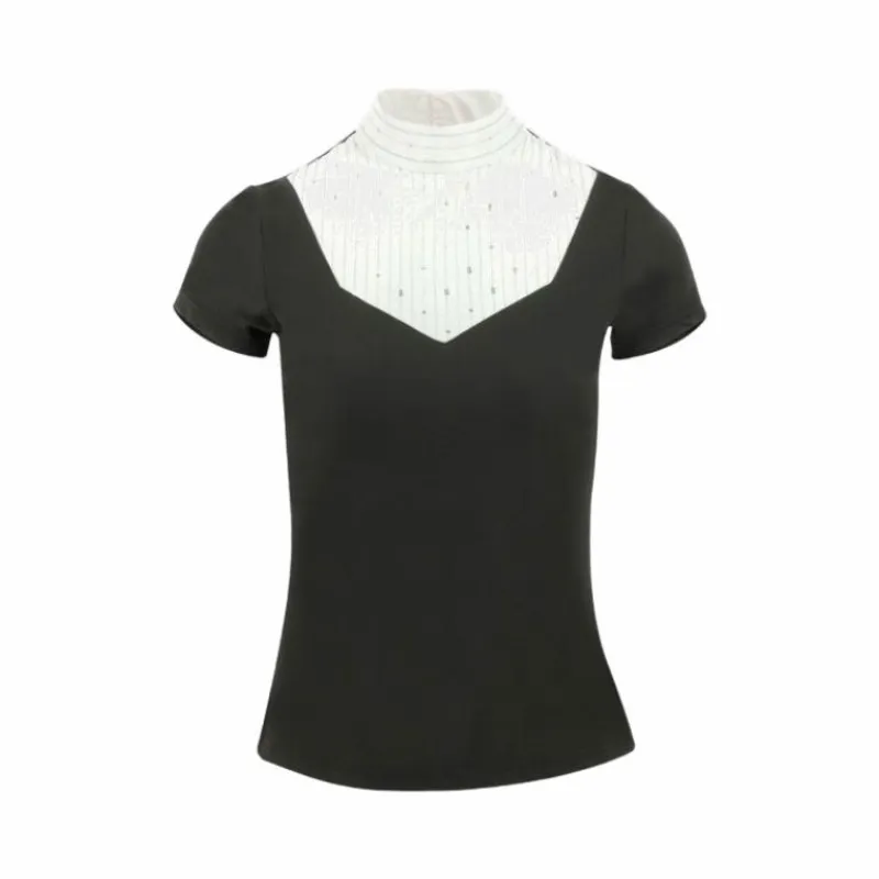 Polos Et Chemises*Equithème - Polo manches courtes femme Lerma Noir