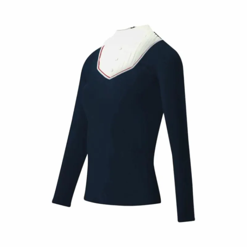 Polos Et Chemises*Equithème - Polo manches longues femme Cabourg Marine