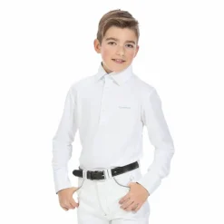 Polos Et Chemises*Equithème - Polo mesh manches longues enfants
