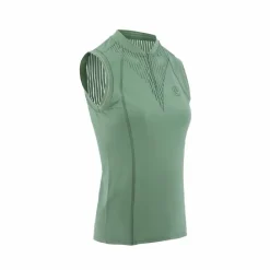 Polos Et Chemises*Equithème - Polo sans manches femme Margot édition Je t'aime sauge Vert