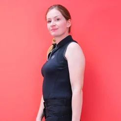 Polos Et Chemises*Equithème - Polo sans manches femme Sarah Noir