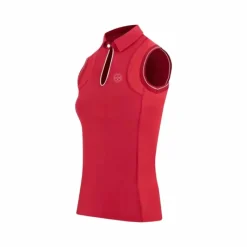 Polos Et Chemises*Equithème - Polo sans manches femme Sarah cerise Rouge