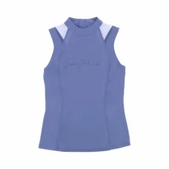 Polos Et Chemises*Equithème - Polo sans manches femme Alba Je t'aime Violet