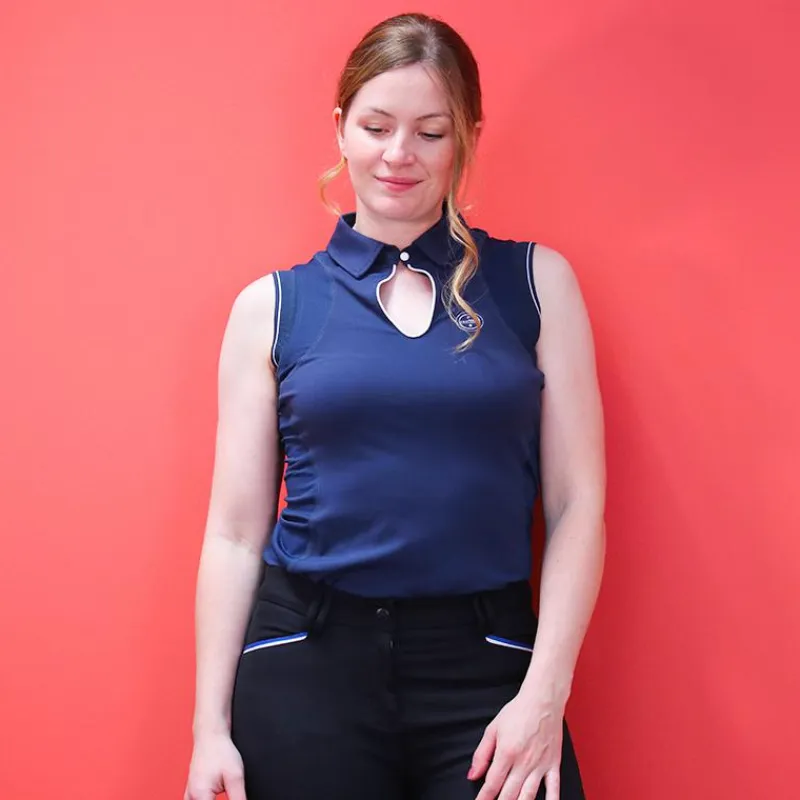 Discount - Polo sans manches femme Sarah Polos Et Chemises