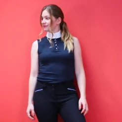 New - Polo sans manches Mesh Polos Et Chemises