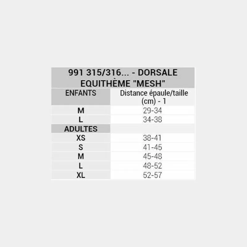 Online - Protection de dos Mesh adultes Coques Dorsales|Concours Complet D'Equitation