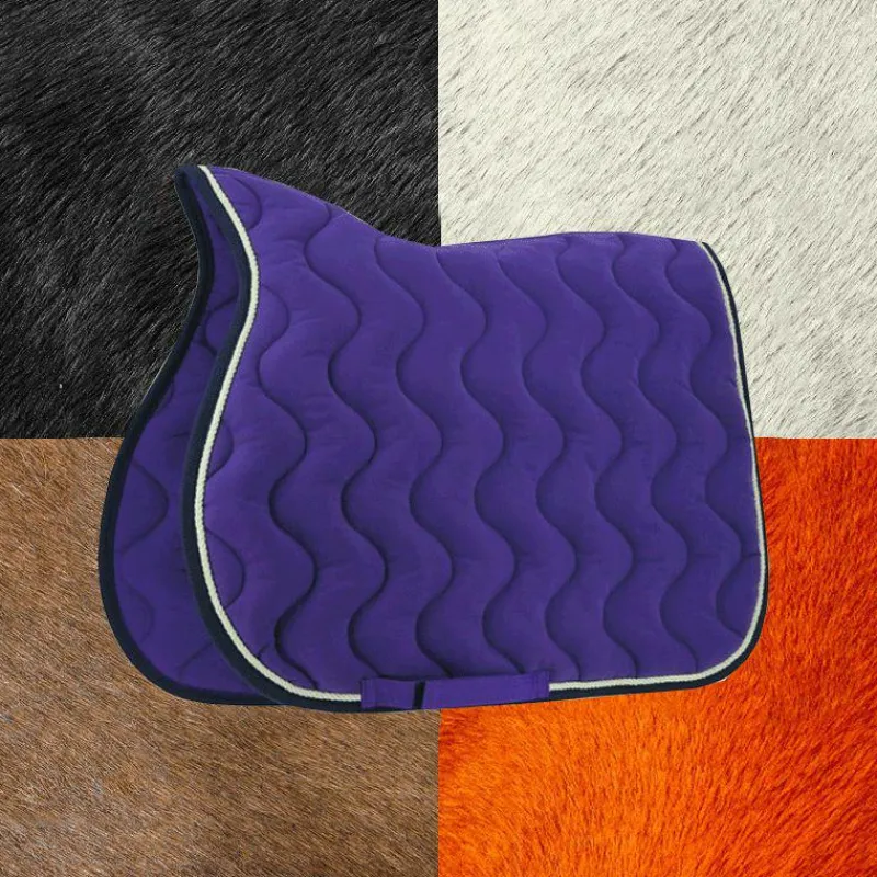 Tapis De Selle Poneys|Tapis Cso/ Mixtes*Equithème - Tapis de selle polyfun Violet
