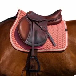 Tapis De Selle Poneys|Tapis Cso/ Mixtes*Equithème - Tapis de selle Softypop saumon Rose