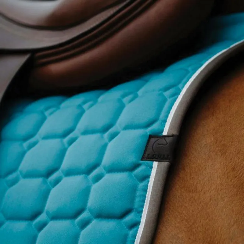 Tapis Cso/ Mixtes|Tapis De Selle*Equithème - Tapis de selle Orion turquoise Bleu