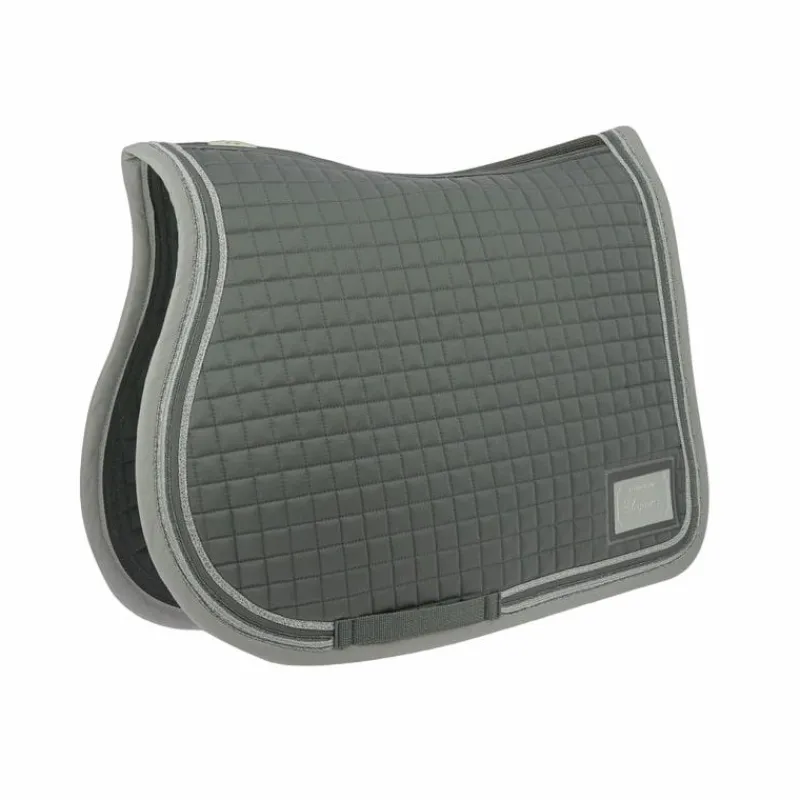 Tapis Cso/ Mixtes|Tapis De Selle*Equithème - Tapis de selle Elegance Gris