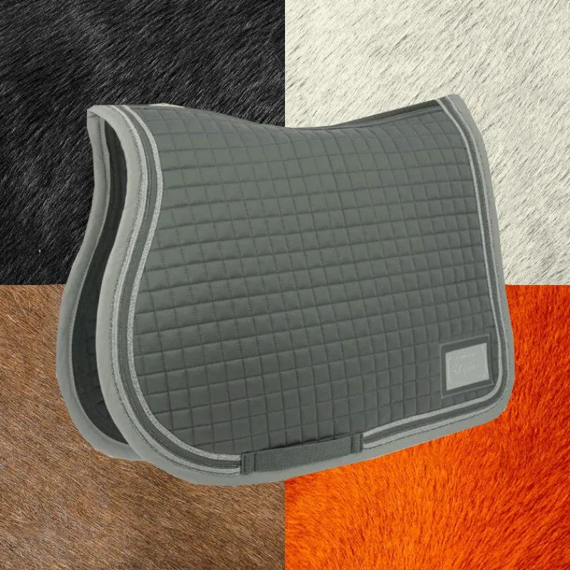 Tapis Cso/ Mixtes|Tapis De Selle*Equithème - Tapis de selle Elegance Gris