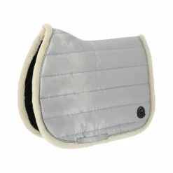 Tapis De Selle|Tapis Cso/ Mixtes*Equithème - Tapis de selle Studio Je t'aime argent Gris