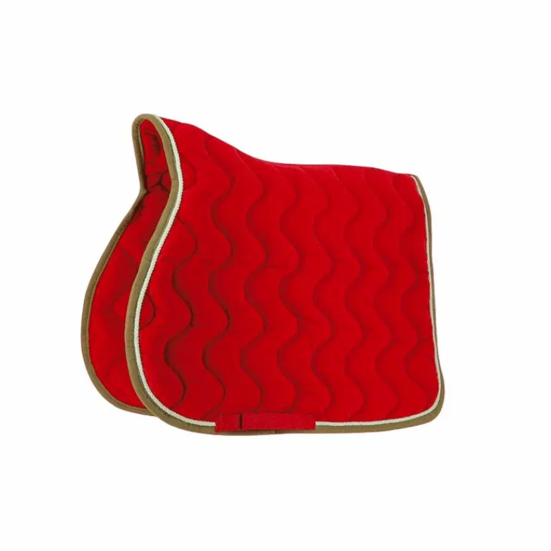 Tapis De Selle Poneys|Tapis Cso/ Mixtes*Equithème - Tapis de selle polyfun Rouge