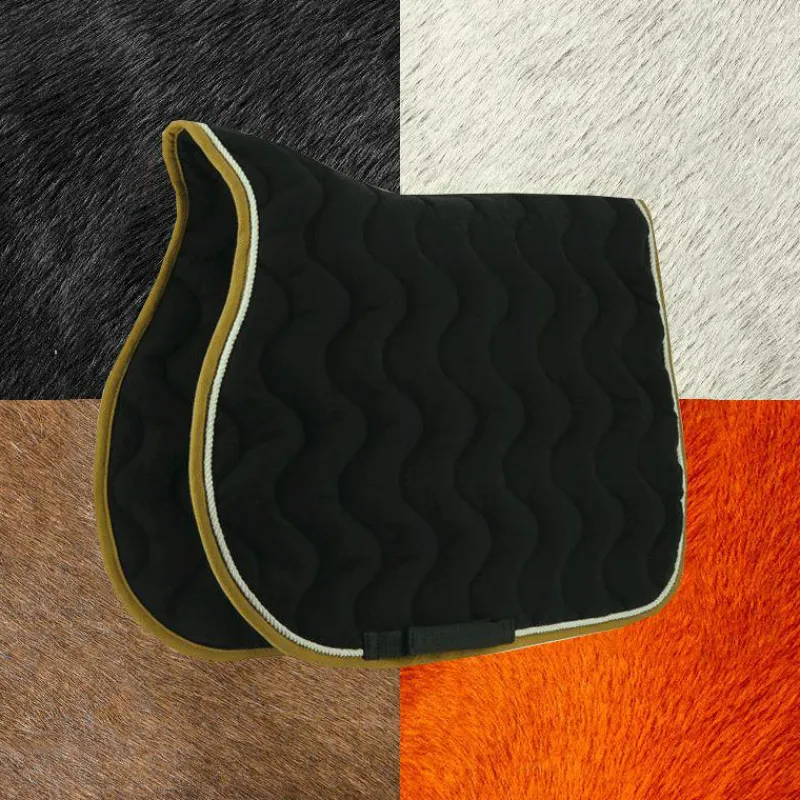 Online - Tapis de selle polyfun noir Tapis De Selle Poneys|Tapis Cso/ Mixtes