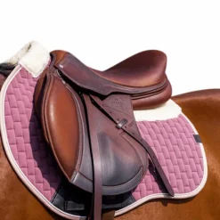 Tapis De Selle Poneys|Tapis De Selle*Equithème - Tapis de selle Dinard Rose