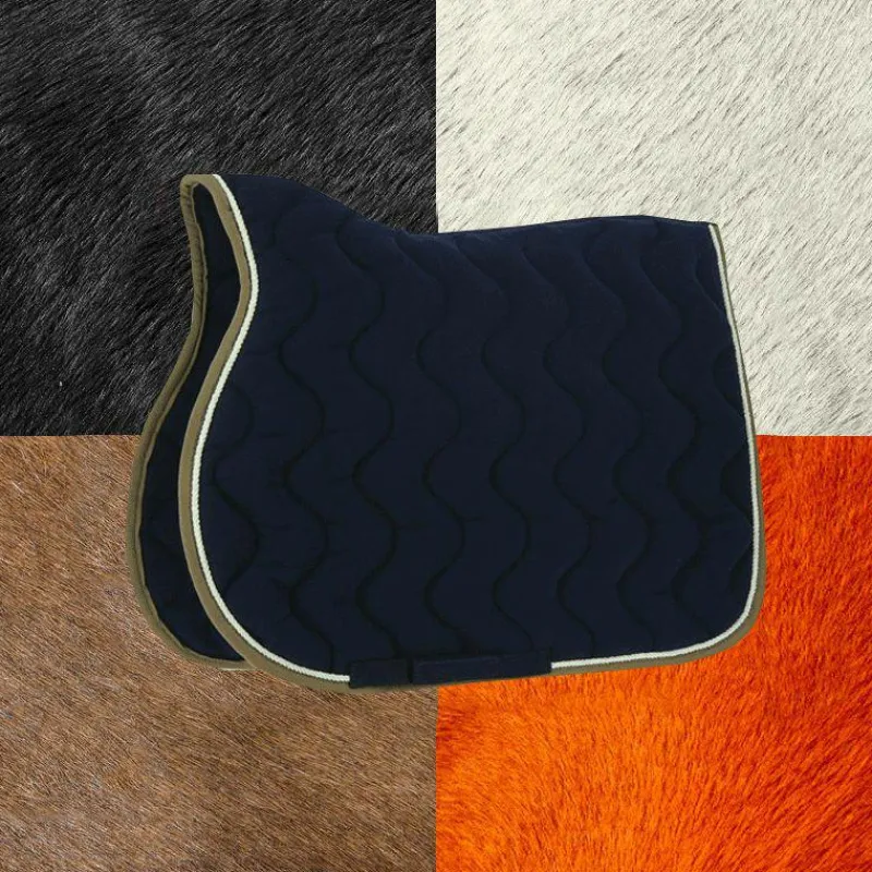 Tapis De Selle Poneys|Tapis Cso/ Mixtes*Equithème - Tapis de selle polyfun marine