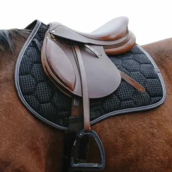 Tapis De Selle|Tapis Cso/ Mixtes*Equithème - Tapis de selle Quadri Noir