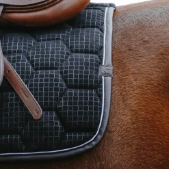 Tapis De Selle|Tapis Cso/ Mixtes*Equithème - Tapis de selle Quadri Noir