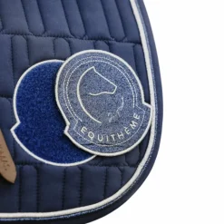 Tapis Cso/ Mixtes|Tapis De Selle*Equithème - Tapis de selle Compet Je t'aime marine Bleu