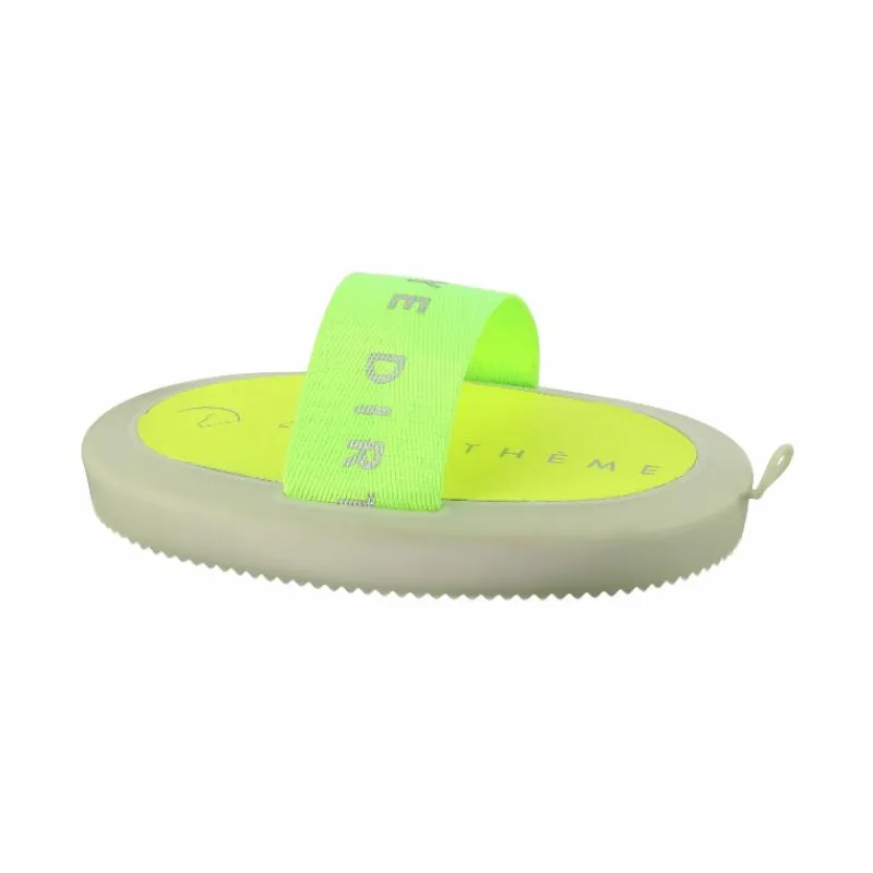 Étrilles*Equithème - Étrille Je t'aime fluo Jaune