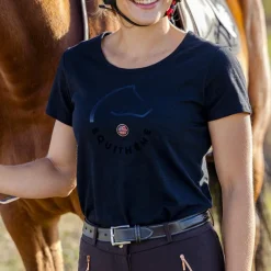 T-Shirts Et Baselayers*Equithème - T-shirt à manches courtes femme Claire Noir