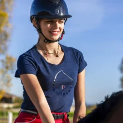 T-Shirts Et Baselayers*Equithème - T-shirt à manches courtes femme Claire Marine