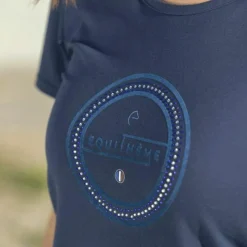 T-Shirts Et Baselayers*Equithème - T-shirt manches courtes femme Anna Marine