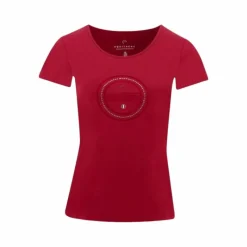 Discount - T-shirt manches courtes femme Anna cerise T-Shirts Et Baselayers