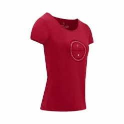 Discount - T-shirt manches courtes femme Anna cerise T-Shirts Et Baselayers