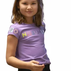 Sale - T-shirt manches courtes enfant Icance lilas Enfant T-Shirts Et Baselayers